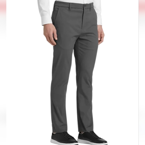 Cole Haan Pants Cole Haan Grands Mens Gray Modern Fit Performance Chino Pants Size 32 Poshmark